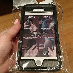 Never used iphone hard case 7+ and 8+